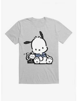 Cheap 🎁 Pochacco Friend Hugs T-Shirt ❤️ -Cheap Sanrio Store 18720116 hi