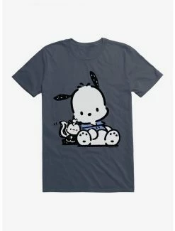 Cheap 🎁 Pochacco Friend Hugs T-Shirt ❤️ -Cheap Sanrio Store 18720125 hi 1