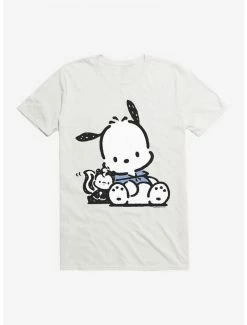 Cheap 🎁 Pochacco Friend Hugs T-Shirt ❤️ -Cheap Sanrio Store 18720161 hi
