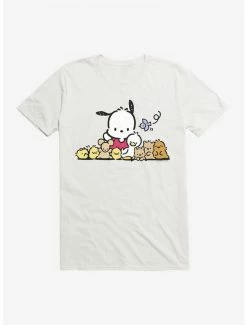 Cheapest 💯 Pochacco Outdoor Fun With Friends T-Shirt 🔥 -Cheap Sanrio Store 18720251 hi