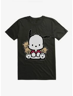 Brand new 👏 Pochacco Sitting With Friends T-Shirt 🧨 -Cheap Sanrio Store 18720449 hi