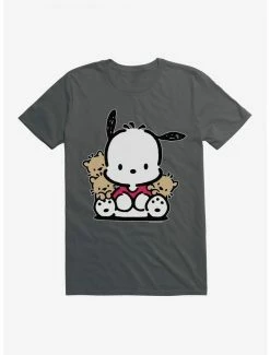 Brand new 👏 Pochacco Sitting With Friends T-Shirt 🧨 -Cheap Sanrio Store 18720458 hi