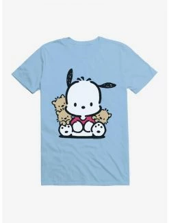 Brand new 👏 Pochacco Sitting With Friends T-Shirt 🧨 -Cheap Sanrio Store 18720494 hi