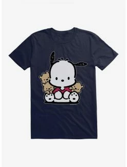 Brand new 👏 Pochacco Sitting With Friends T-Shirt 🧨 -Cheap Sanrio Store 18720503 hi 1