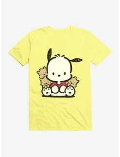 Brand new 👏 Pochacco Sitting With Friends T-Shirt 🧨 -Cheap Sanrio Store 18720530 hi