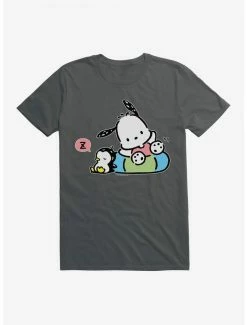 Discount 🎁 Pochacco Swimming & Good Vibes T-Shirt 👍 -Cheap Sanrio Store 18720548 hi