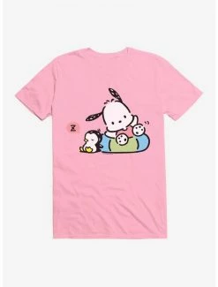 Discount 🎁 Pochacco Swimming & Good Vibes T-Shirt 👍 -Cheap Sanrio Store 18720557 hi