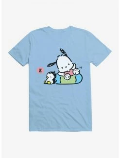 Discount 🎁 Pochacco Swimming & Good Vibes T-Shirt 👍 -Cheap Sanrio Store 18720584 hi