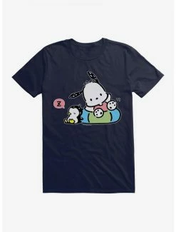 Discount 🎁 Pochacco Swimming & Good Vibes T-Shirt 👍 -Cheap Sanrio Store 18720593 hi