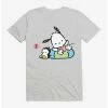 Discount 🎁 Pochacco Swimming & Good Vibes T-Shirt 👍 -Cheap Sanrio Store 18720602 hi