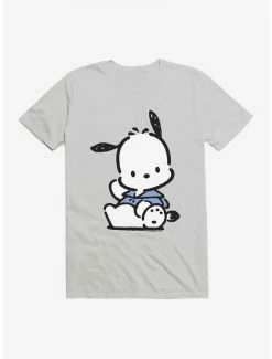Brand new 👏 Pochacco Waving T-Shirt 🛒 -Cheap Sanrio Store 18720782 hi