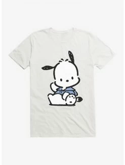 Brand new 👏 Pochacco Waving T-Shirt 🛒 -Cheap Sanrio Store 18720791 hi