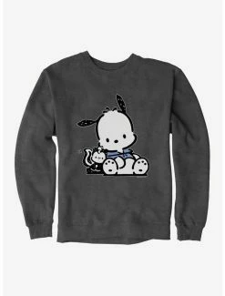 New 😀 Pochacco Friend Hugs Sweatshirt ⌛ -Cheap Sanrio Store 18721053 hi