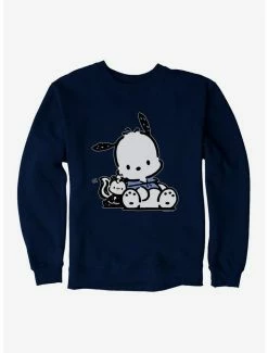 New 😀 Pochacco Friend Hugs Sweatshirt ⌛ -Cheap Sanrio Store 18721067 hi