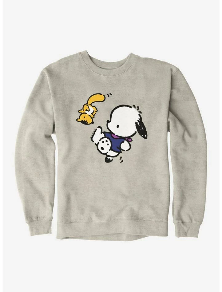 Budget 🤩 Pochacco Hanging Out With Mon-Mon Sweatshirt 🔔 8 Budget 🤩 Pochacco Hanging Out With Mon-Mon Sweatshirt 🔔 - Image 6