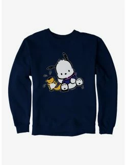 Best deal 🌟 Pochacco Playing With Mon-Mon Sweatshirt 🔔 -Cheap Sanrio Store 18721277 hi