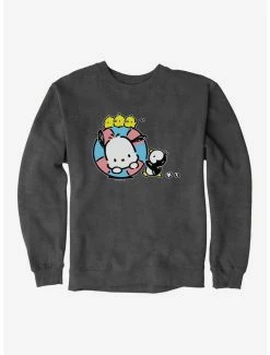 Best Pirce 💯 Pochacco Swimming With Friends Sweatshirt 🤩 -Cheap Sanrio Store 18721473 hi 1
