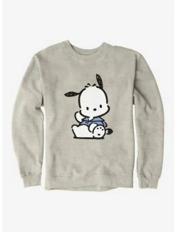 Budget 😍 Pochacco Waving Sweatshirt ✨ -Cheap Sanrio Store 18721599 hi