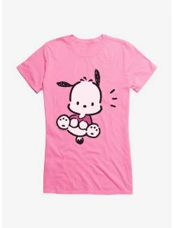 Discount ✨ Pochacco Big Jump 👧 Girls T-Shirt 🎁 -Cheap Sanrio Store 18721633 hi 1