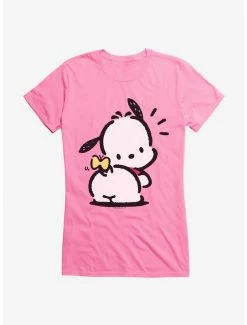 Promo 🔥 Pochacco Butterfly Bop 👧 Girls T-Shirt 💯 -Cheap Sanrio Store 18721675 hi