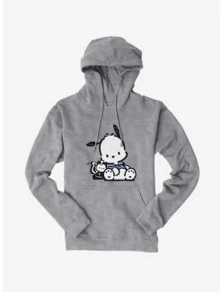 Outlet 👏 Pochacco Friend Hugs Hoodie 🤩 -Cheap Sanrio Store 18721923 hi