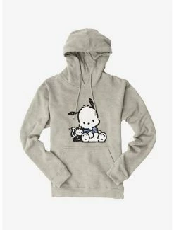 Outlet 👏 Pochacco Friend Hugs Hoodie 🤩 -Cheap Sanrio Store 18721937 hi