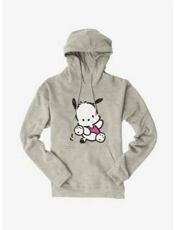 Hot Sale 🎁 Pochacco Here For Fun Leaps Hoodie 🎉 -Cheap Sanrio Store 18722007 hi