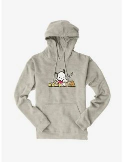 Budget 🥰 Pochacco Outdoor Fun With Friends Hoodie 😀 -Cheap Sanrio Store 18722077 hi 1