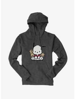 Outlet ✔️ Pochacco Sitting With Friends Hoodie 🎁 -Cheap Sanrio Store 18722196 hi