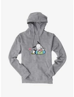 Brand new 👍 Pochacco Swimming & Good Vibes Hoodie 👍 -Cheap Sanrio Store 18722273 hi