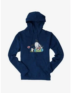 Brand new 👍 Pochacco Swimming & Good Vibes Hoodie 👍 -Cheap Sanrio Store 18722280 hi