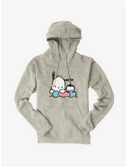 Outlet 🛒 Pochacco Tubular ☀️ Summer Hoodie ✔️ -Cheap Sanrio Store 18722427 hi
