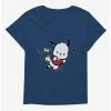 New ❤️ Pochacco Butterfly Chase 👧 Girls T-Shirt Plus Size 🥰 -Cheap Sanrio Store 18722559 hi