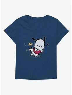 New ❤️ Pochacco Butterfly Chase 👧 Girls T-Shirt Plus Size 🥰