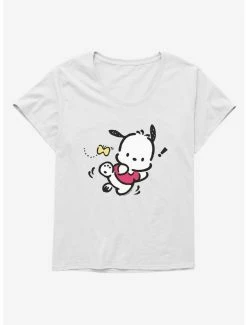 New ❤️ Pochacco Butterfly Chase 👧 Girls T-Shirt Plus Size 🥰 -Cheap Sanrio Store 18722568 hi