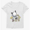 Outlet 🧨 Pochacco Circle Of Friends 👧 Girls T-Shirt Plus Size ✔️ -Cheap Sanrio Store 18722604 hi
