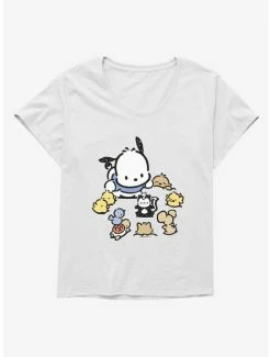 Outlet ๐งจ Pochacco Circle Of Friends ๐ง Girls T-Shirt Plus Size โ๏ธ