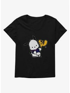 Hot Sale 🎁 Pochacco Dancing With Mon-Mon 👧 Girls T-Shirt Plus Size 🧨 -Cheap Sanrio Store 18722613 hi