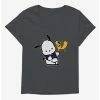 Hot Sale 🎁 Pochacco Dancing With Mon-Mon 👧 Girls T-Shirt Plus Size 🧨 -Cheap Sanrio Store 18722622 hi