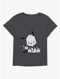Best reviews of ✨ Pochacco Friend Hugs 👧 Girls T-Shirt Plus Size 🌟