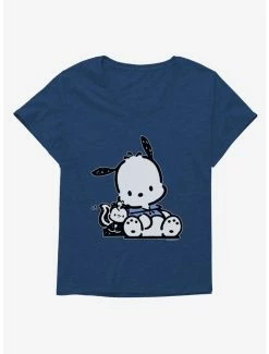 Best reviews of ✨ Pochacco Friend Hugs 👧 Girls T-Shirt Plus Size 🌟 -Cheap Sanrio Store 18722703 hi