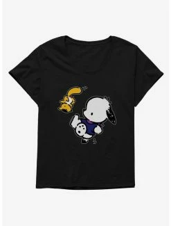 Outlet 👏 Pochacco Hanging Out With Mon-Mon 👧 Girls T-Shirt Plus Size ⭐ -Cheap Sanrio Store 18722721 hi