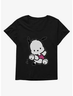 Cheapest 🛒 Pochacco Here For Fun Leaps 👧 Girls T-Shirt Plus Size 😀 -Cheap Sanrio Store 18722757 hi