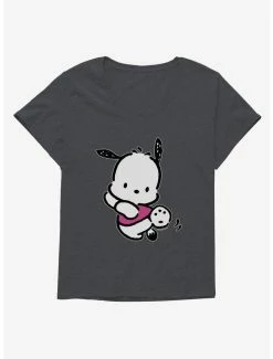 Cheap ✔️ Pochacco Kicking It 👧 Girls T-Shirt Plus Size 🌟 -Cheap Sanrio Store 18722802 hi 1