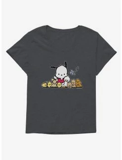 Cheap 🥰 Pochacco Outdoor Fun With Friends 👧 Girls T-Shirt Plus Size ✔️ -Cheap Sanrio Store 18722838 hi