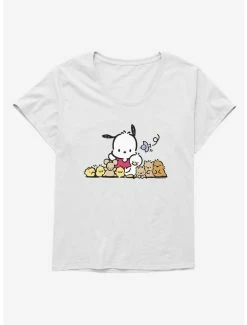Cheap 🥰 Pochacco Outdoor Fun With Friends 👧 Girls T-Shirt Plus Size ✔️ -Cheap Sanrio Store 18722856 hi