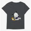 Flash Sale 👍 Pochacco Playing With Mon-Mon 👧 Girls T-Shirt Plus Size 🛒 -Cheap Sanrio Store 18722910 hi