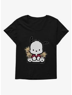 New ๐ Pochacco Sitting With Friends ๐ง Girls T-Shirt Plus Size โจ