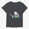 New 👍 Pochacco Swimming & Good Vibes 👧 Girls T-Shirt Plus Size 😉 -Cheap Sanrio Store 18723054 hi