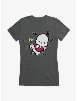 Budget 🧨 Pochacco Butterfly Chase 👧 Girls T-Shirt 🛒
